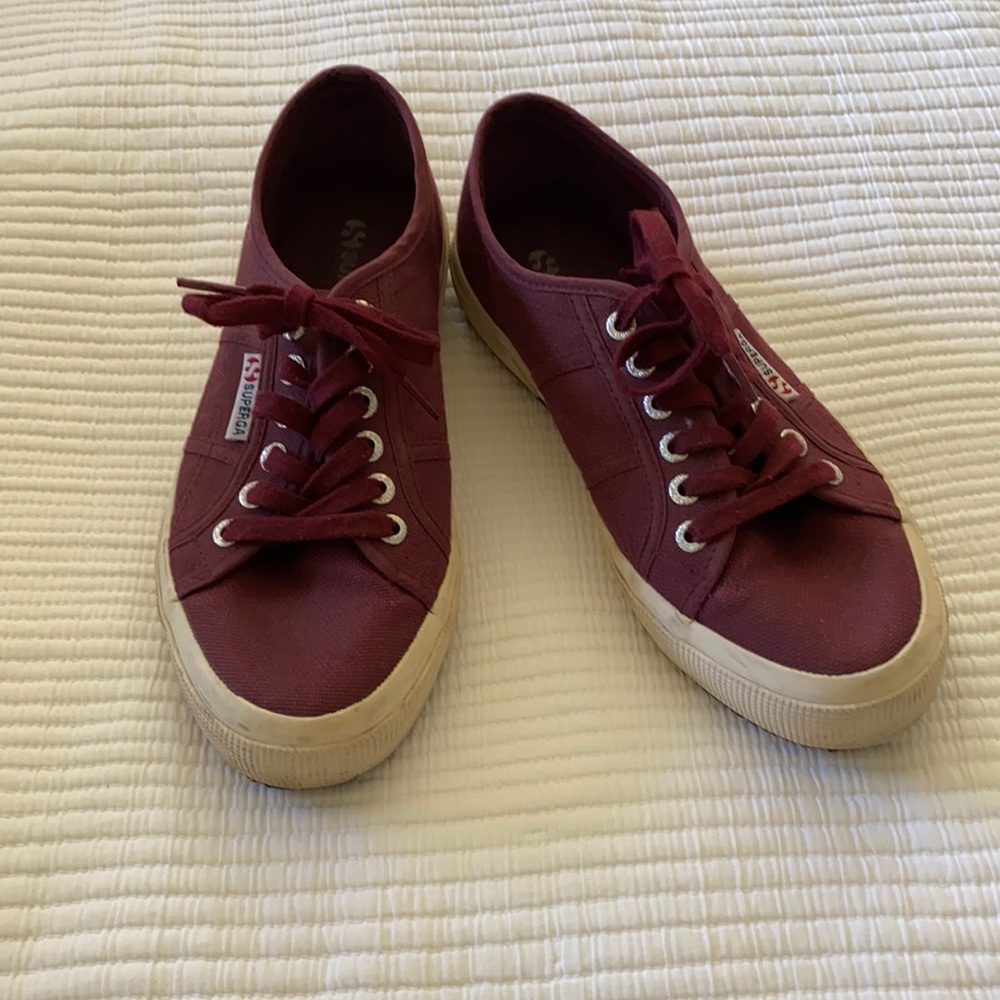 Superga burgundy